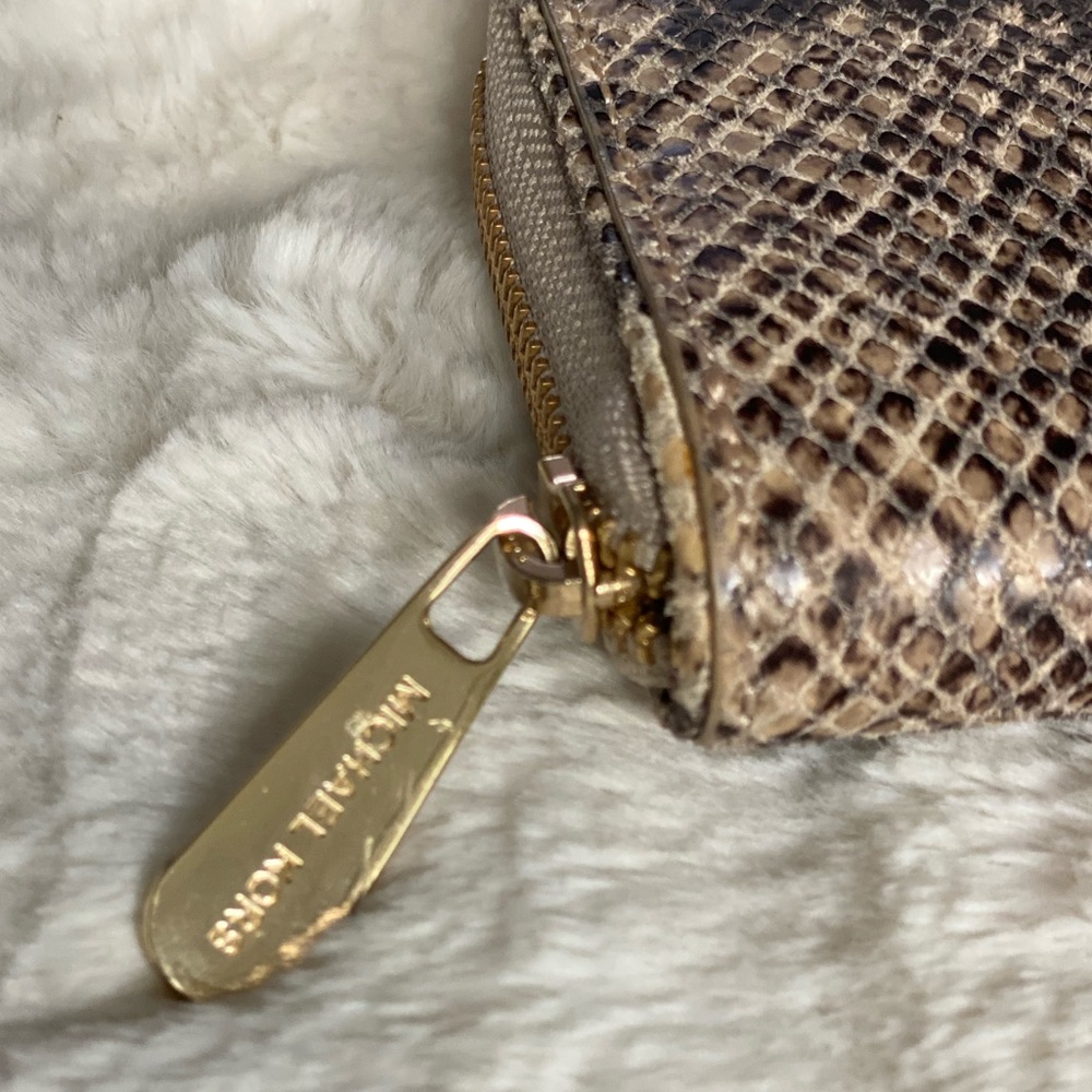 Michael Kors Clutch/Wallet In Python Authentic - image 4